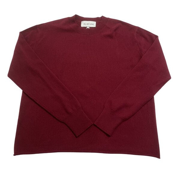 All My Love Abby Sweater in Cranberry - Picture 1 of 4